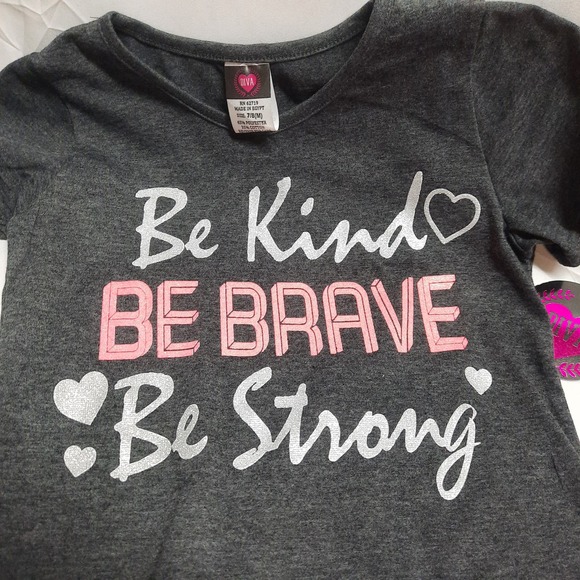 NWT Diva Be Kind Be Brave Be Strong Top & pant set Medium 7/8 - Picture 6 of 8